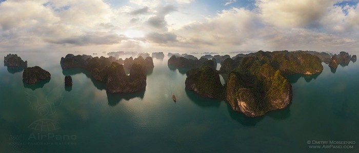 Vịnh Hạ Long trong bộ ảnh Panorama