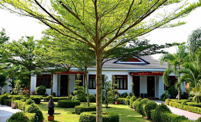 Chào mừng bạn tới “hòn ngọc xanh” của xứ dừa. -Ảnh: Forever Green Resort