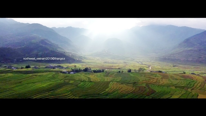 Khau Phạ khi nhìn từ trên cao